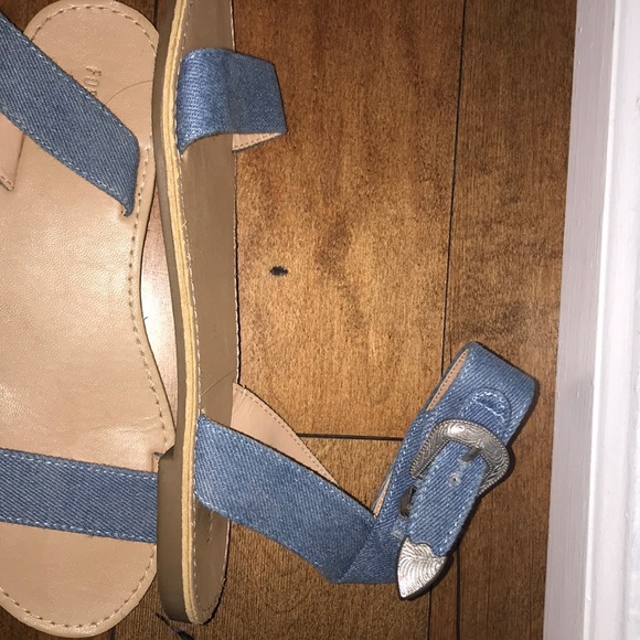 Forever 21 Shoes - Forever 21 Jean Sandals